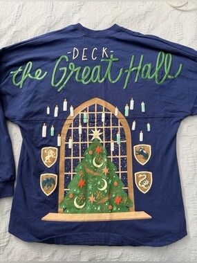 Harry Potter Wizarding World New York Holiday Deck The Halls Spirit Jersey